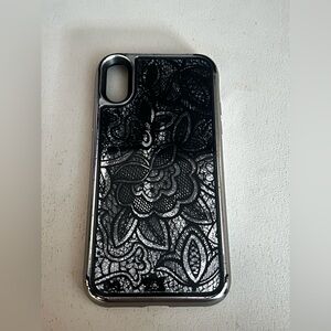 Black Floral Lace Phone Case